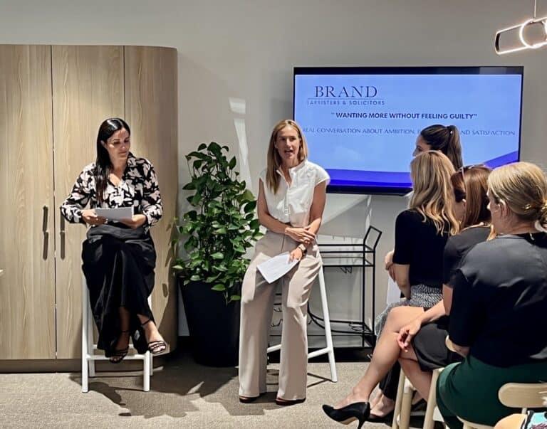 Kelly Brand at Women Lawyers Western Australia Mentoring Event 2026